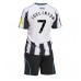 Tanie Strój piłkarski Newcastle United Joelinton #7 Koszulka Podstawowej dla dziecięce 2025-26 Krótkie Rękawy (+ szorty)